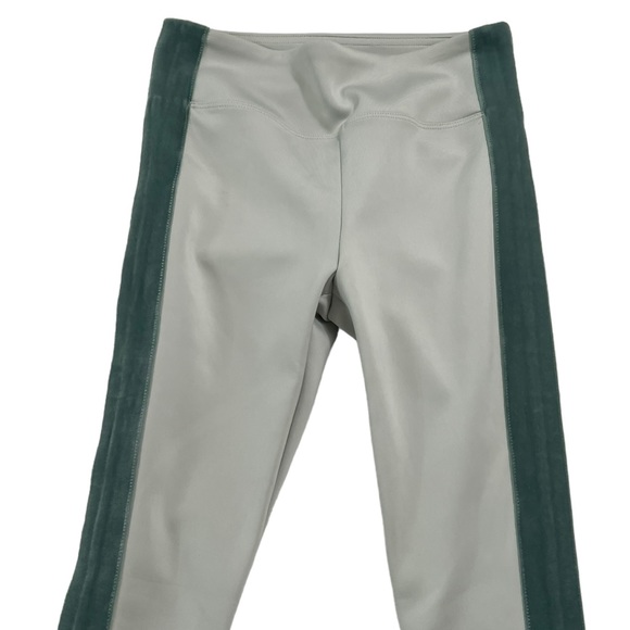 Koral Green Velvet Stripe Leggings XS - Picture 3 of 8
